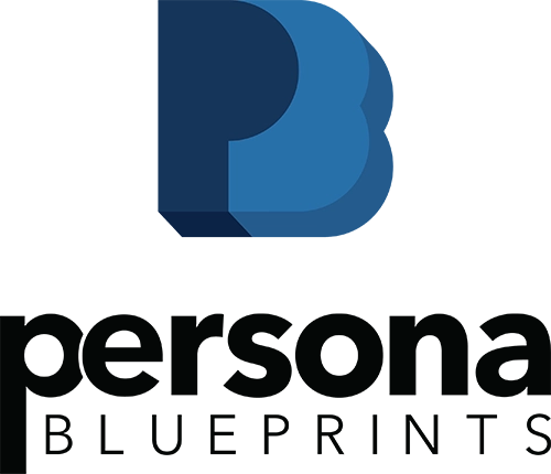 Persona Blueprints logo for coupling target market and property data sets